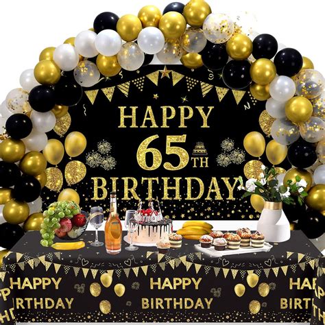 birthday decorations for men|men's 65th birthday party ideas.